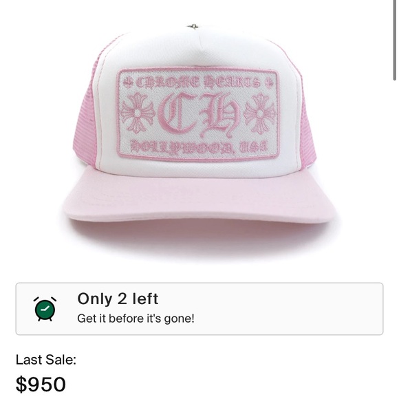 An NEW PINK CHROME HAT WITH BAG INCLUDED! - Picture 3 of 3